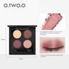 OTWOO Fashion Eyeshadow Quad Palette, Matte, Diamond Glitter & Metallic Shades, #02 view 3