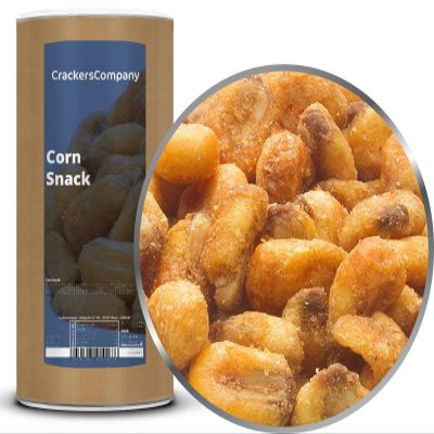 CrackersCompany Roasted Corn Snack 500 g Membrane-Sealed Canister