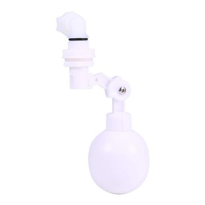 White Adjustable Plastic Float Valve for Aquarium RO/DI Systems