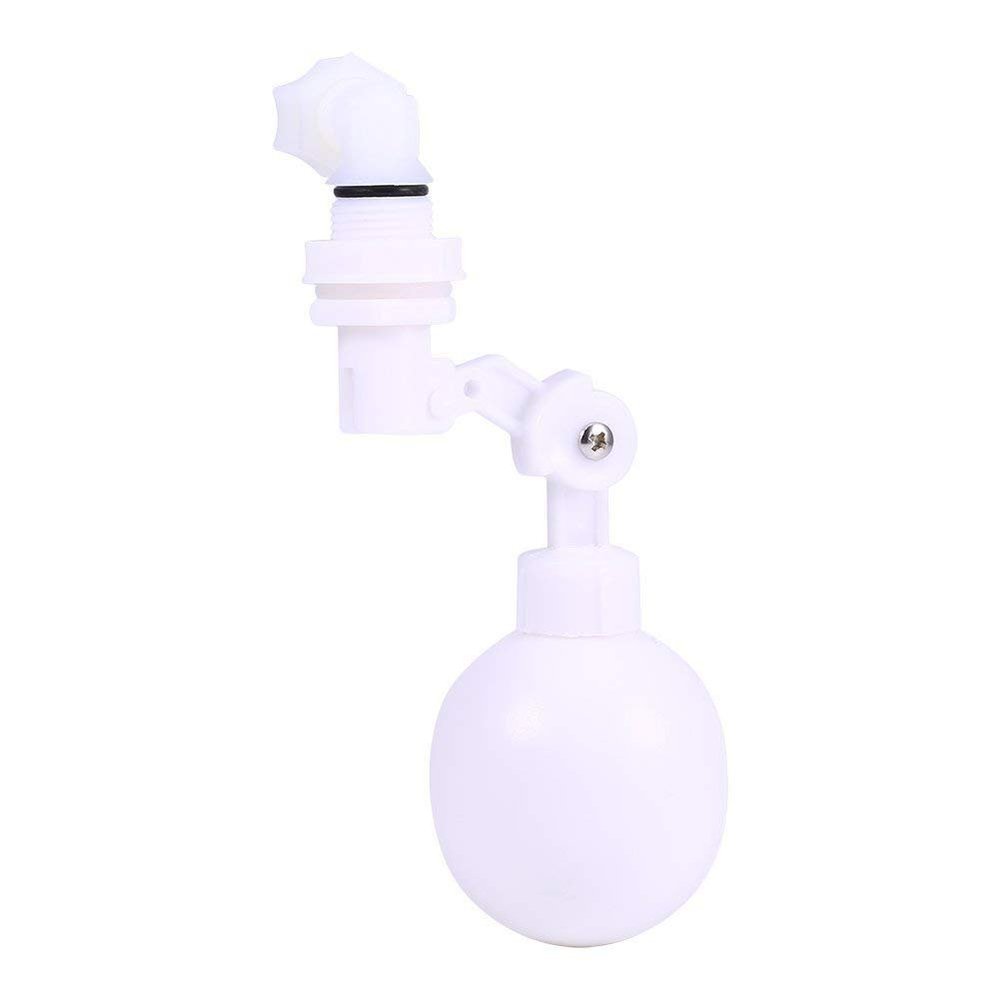 White Adjustable Plastic Float Valve for Aquarium RO/DI Systems