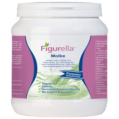 Figurella Whey Pistachio, 750 g Low-Fat Whey Powder