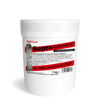 Supravit Supra-Grit Mineral 1000 g Premium Bird Grit