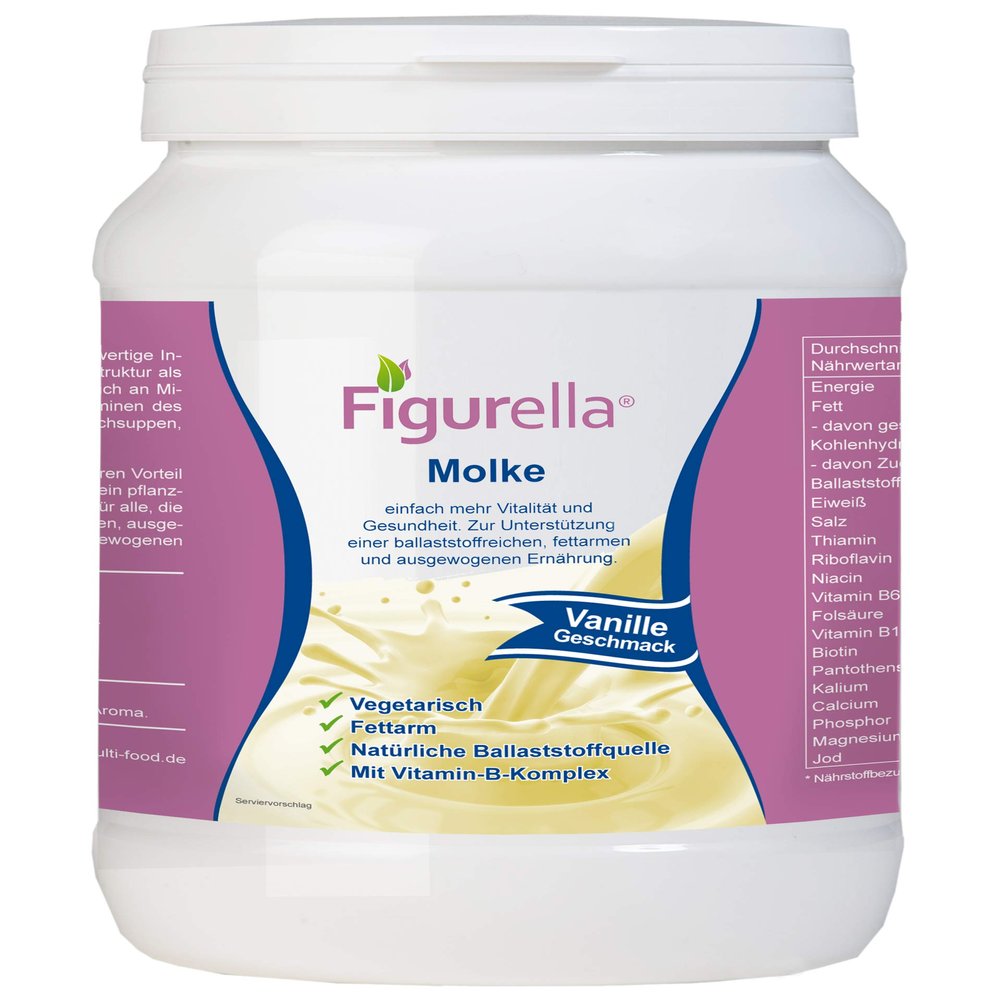 Figurella Vanilla Whey Powder, Low Fat, 750 g