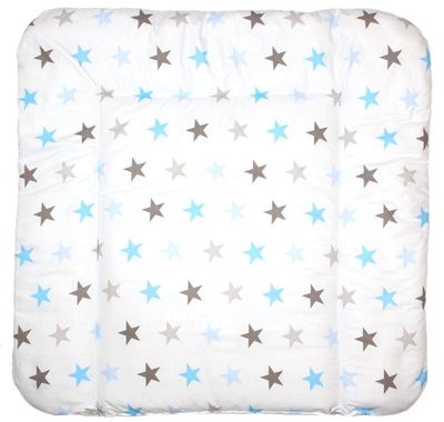 Baby Changing Pad STAR Blue-Gray – 70 × 50, 70 × 70, or 70 × 85 cm