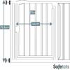 Bettacare Auto-Close Pet Gate, 147–154 cm, Matte Black view 3