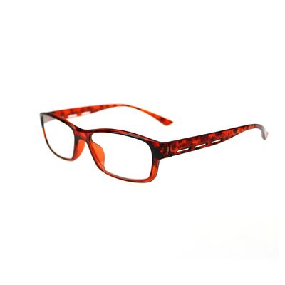 Gemini_mall Vintage Rectangular Reading Glasses with Spring Hinges, Men and Women, +1.00 to +4.00 (+4.00 Red)