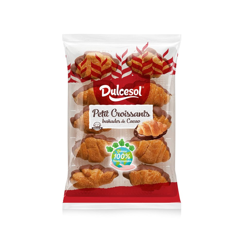 DULCESOL Croissants with Chocolate Coating