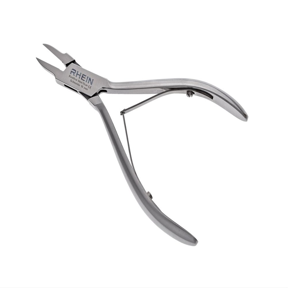 Pointed Nail Nipper for Foot Care, Extra-Slim, for Deeply Ingrown Nails (13 cm)