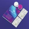 GLAMLENS Highly Opaque, Natural Green Silicone Comfort Contact Lenses Rose Green + Case - 1 Pair (2 Lenses) - DIA 14.00 - Prescription -3.50 Diopters view 4