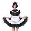 GOceBaby Sissy Maid Lockable Black Satin Dress Costume, Pleated Trousers Style (M) view 1
