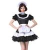 GOceBaby Sissy Maid Lockable Black Satin Dress Costume, Pleated Trousers Style (M) view 3
