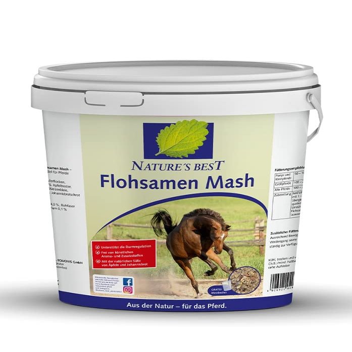 Natures Best Psyllium Mash, 7.5 kg, Supports the Gut