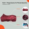 RL24 Basicline Fly Sheet for Horses, Burgundy, 165 cm view 2