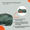 RL24 Basicline Fly Sheet for Horses, Green, Size 85 cm view 3