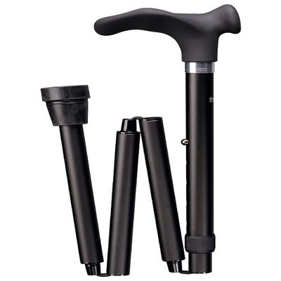 Designer Folding Walking Cane Comfort, Right-Handed