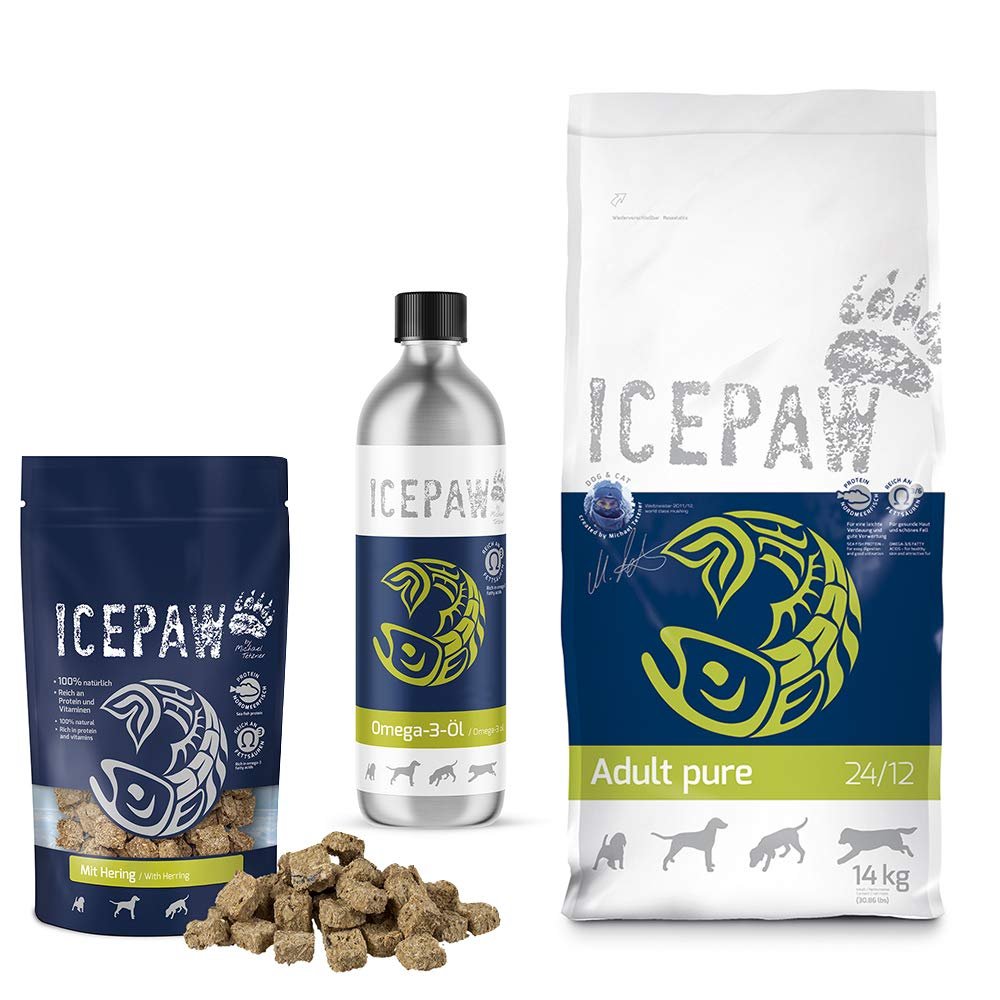 ICEPAW I Combo Pack for Dogs I Dry Food Adult Pure 14 kg