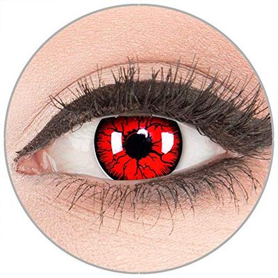 Colored Contact Lenses for Carnival and Halloween - Glamlens Metatron, -4.50, 1 Pair