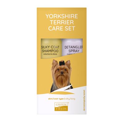 Greenfields Dog Shampoo Gift Set for Yorkshire Terriers (Long Hair) - 2 x 250 ml