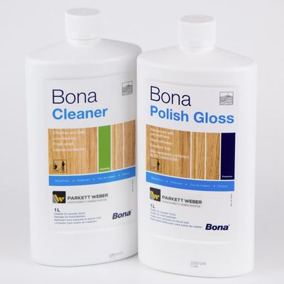 Bona Care Set - Bona Cleaner + Polish, Glossy