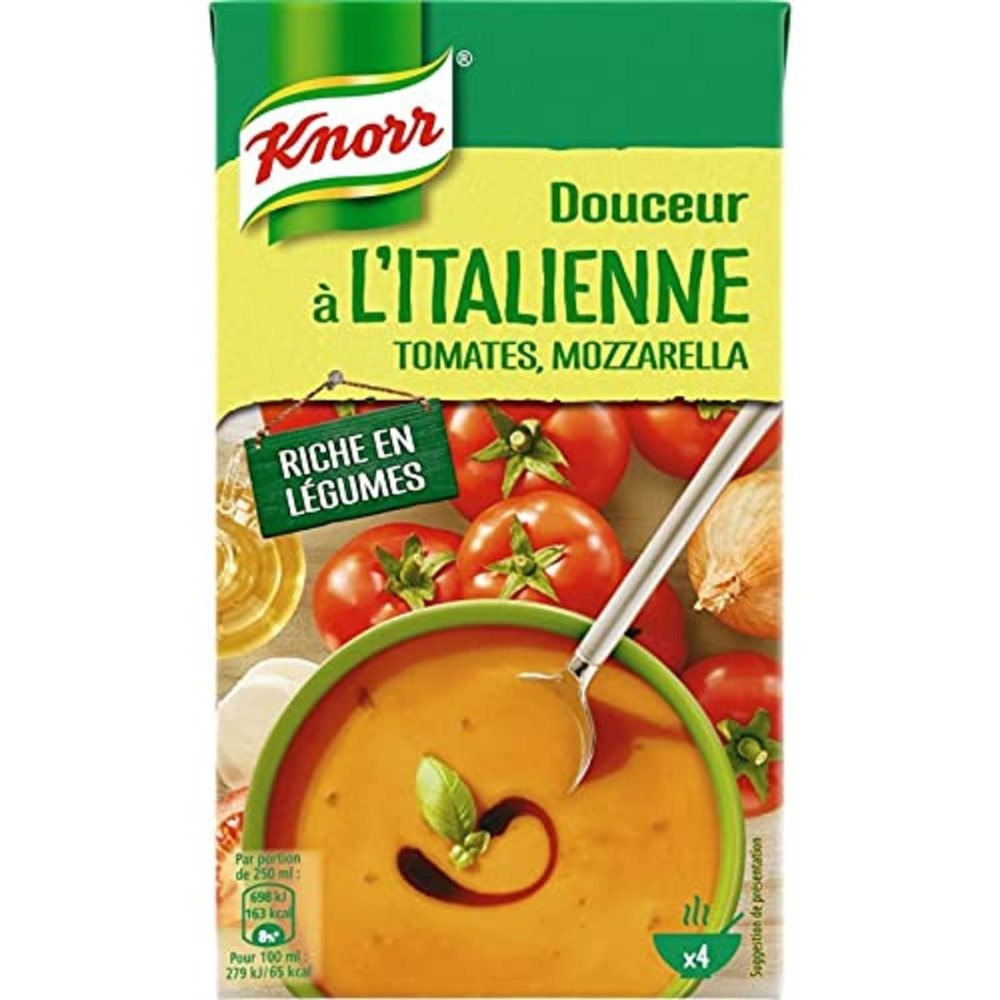 Knorr Se Italian Tomato Soup, Mozzarella Brick, 1 L