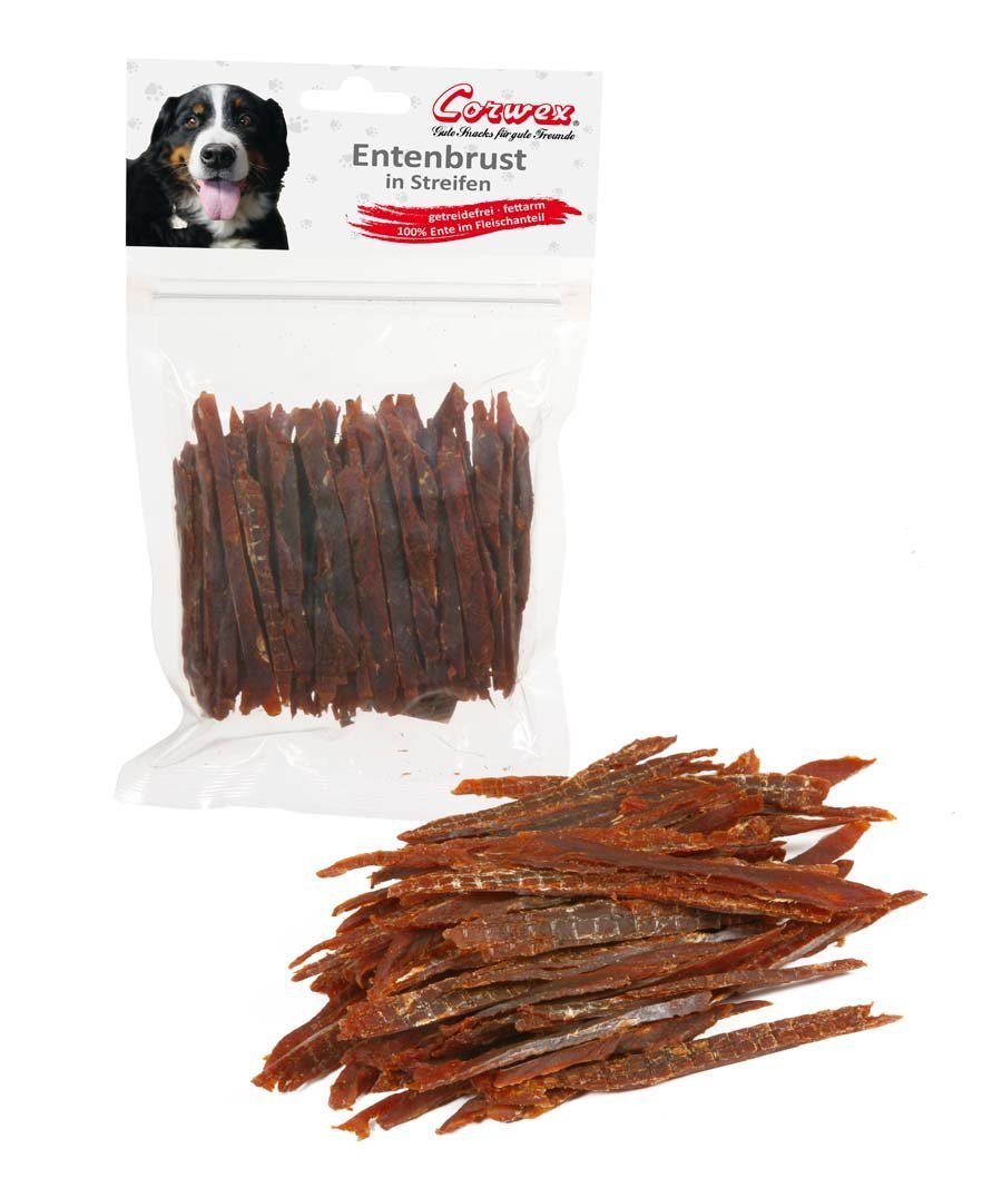 Corwex Premium Chew Strips (250 g, Duck Breast Strips)