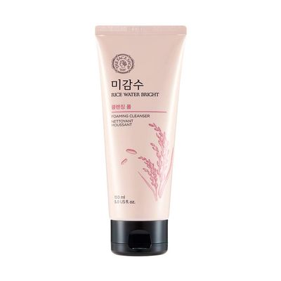 THE FACE SHOP Rice Water Bright Facial Cleansing Foam, 150 ml