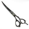 7-Inch Pet Scissors Set for Shaping and Thinning, Japanese 440C Steel, Two Colors, Gemstone Screws view 3