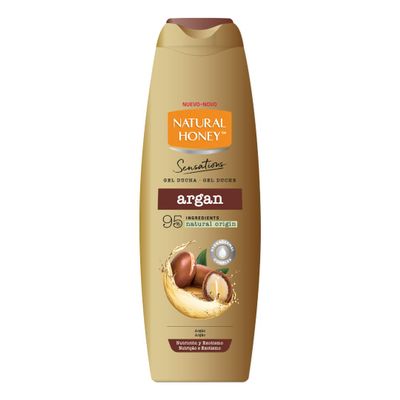NATURAL HONEY Argan Elixir Shower Gel, 650 ml + 100 ml