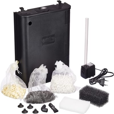 Amtra Filtering Box Black 150 Internal Aquarium Filter, 520 L/h