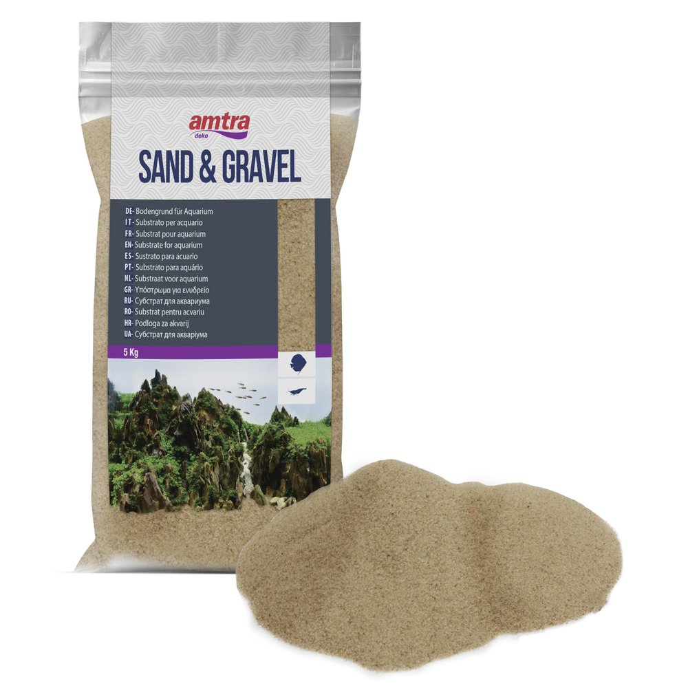 Amtra Sand and Gravel for Aquariums, 5kg