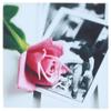 Microfiber Cloth with Pink Rose Design, 17.5 x 14.5 cm view 1