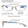 VEVESMUNDO Women's Floral Blue Light Blocking Reading Glasses view 2