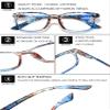 VEVESMUNDO Women's Floral Blue Light Blocking Reading Glasses view 4