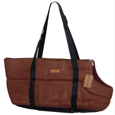 Wouapy Basic Line Dog Carrier, Brown