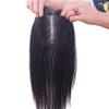 Human Hair Topper for Thinning Hair, 7.6 x 11.9 cm, Monofilament, Hand-Tied, Remy Hair, 25.4 cm, Light Brown view 3