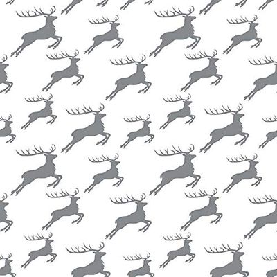 Ambiente Napkins, Jumping Deer Grey Design, 33 x 33 cm, 3-Ply, Pack of 20