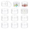 BENECREAT 12-Pack Transparent Bead Storage Containers, 5.6 x 3.4 cm view 1