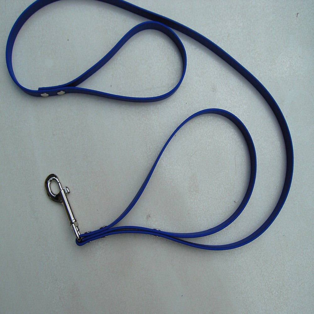 MJH Biothane Leash with Short Lead and Hand Loop, 16 mm/2 m (Black)