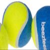 Beeztees Fetch Tennis Ball, Dog Toy, Blue/Yellow, 6.3 cm, 3 Pack view 3