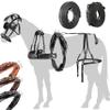 Esposita Anatomic Single-Horse Driving Harness, Anatomical Breastcollar, Black, Cob view 1