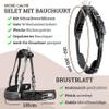 Esposita Anatomic Single-Horse Driving Harness, Anatomical Breastcollar, Black, Cob view 3