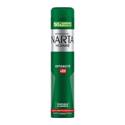 NARTA Homme Classic Freshness Deodorant Spray, 200 ml, 1 Count
