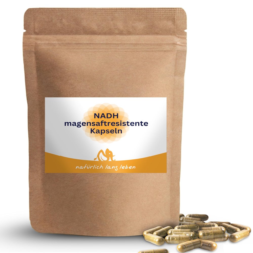 NADH 20 mg Enteric-Coated Vegan Capsules, 60 Count