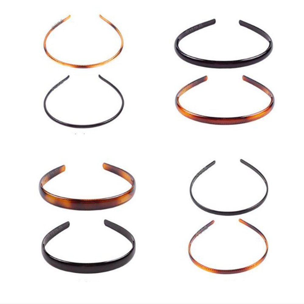 Plastic Toothed Headbands for Women, Men, and Girls