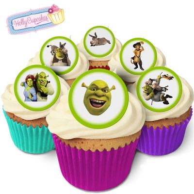 24 Beautiful Edible Cake Decorations: Shrek and Friends