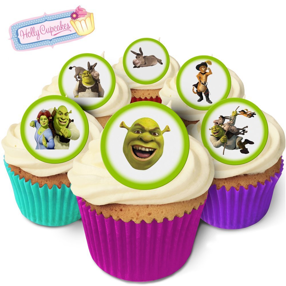 24 Beautiful Edible Cake Decorations: Shrek and Friends