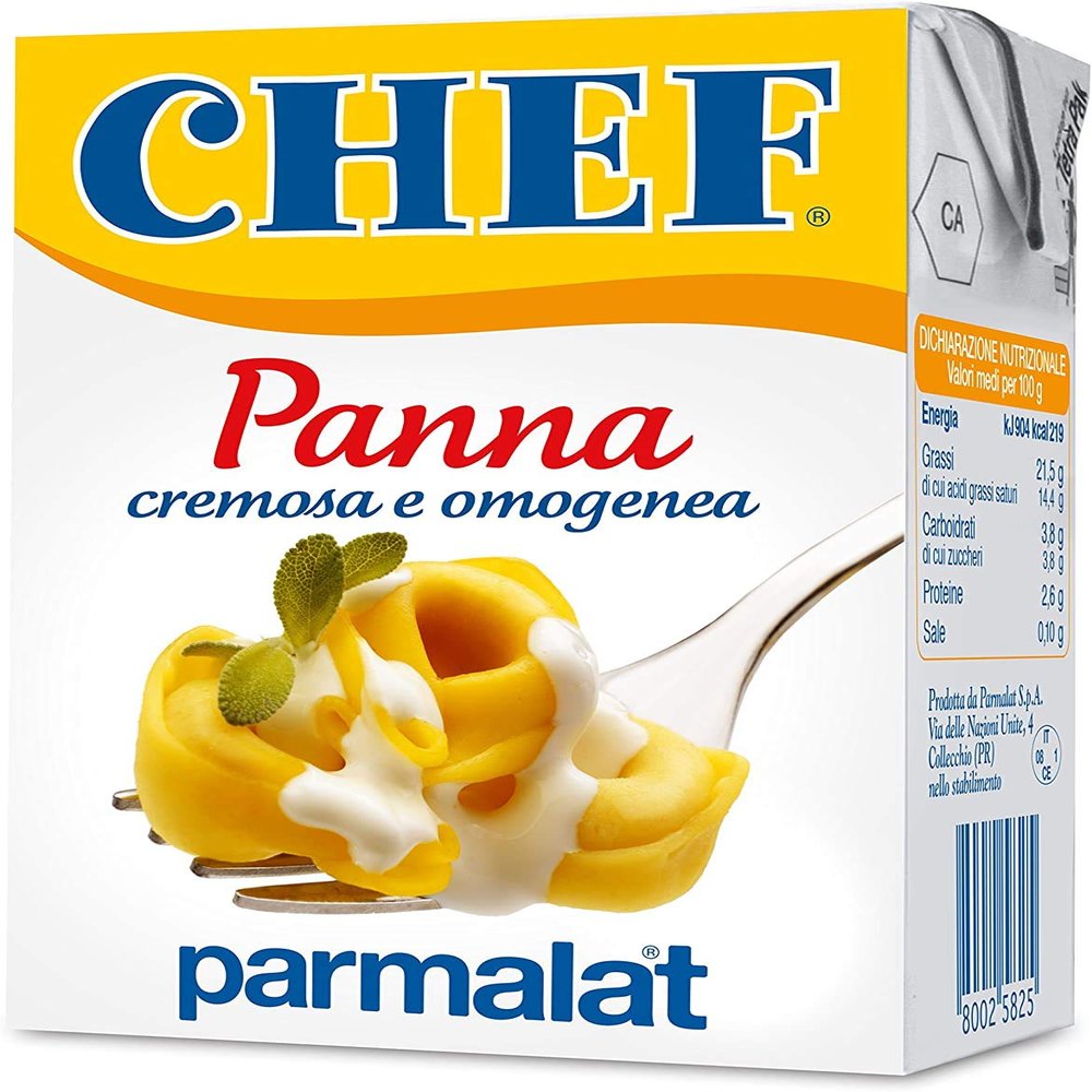 3x Parmalat Panna Chef Cooking Cream, 200 ml