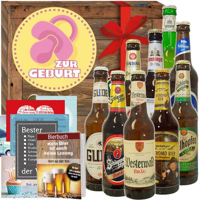 German Beer Gift Set for a Baby Girl’s Birth