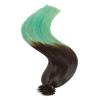 Keratin Bonding Ombre Balayage Extensions, 300 × 1 g, 50 cm (20 in), Straight Strands, Natural Black/Multicolor view 2