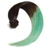 Keratin Bonding Ombre Balayage Extensions, 300 × 1 g, 50 cm (20 in), Straight Strands, Natural Black/Multicolor view 4